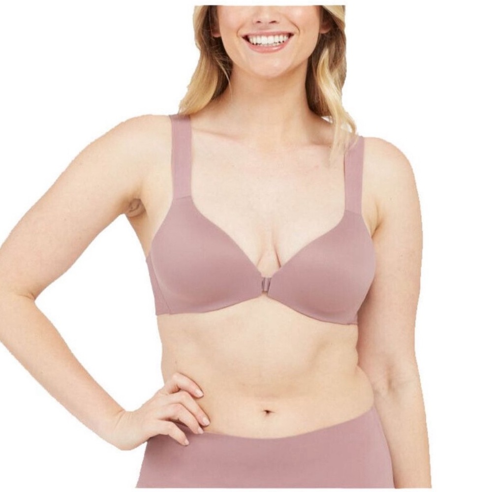 Spanx Lightly Lined Wireless Bra in Plum Petal